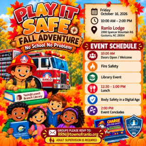 October 16 – Fall for Safety | 10:00 AM–2:00 PM | Ranlo Lodge