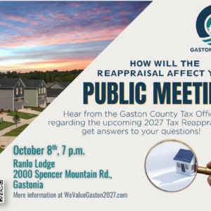 2027 Reappraisal Public Meeting - Flyer